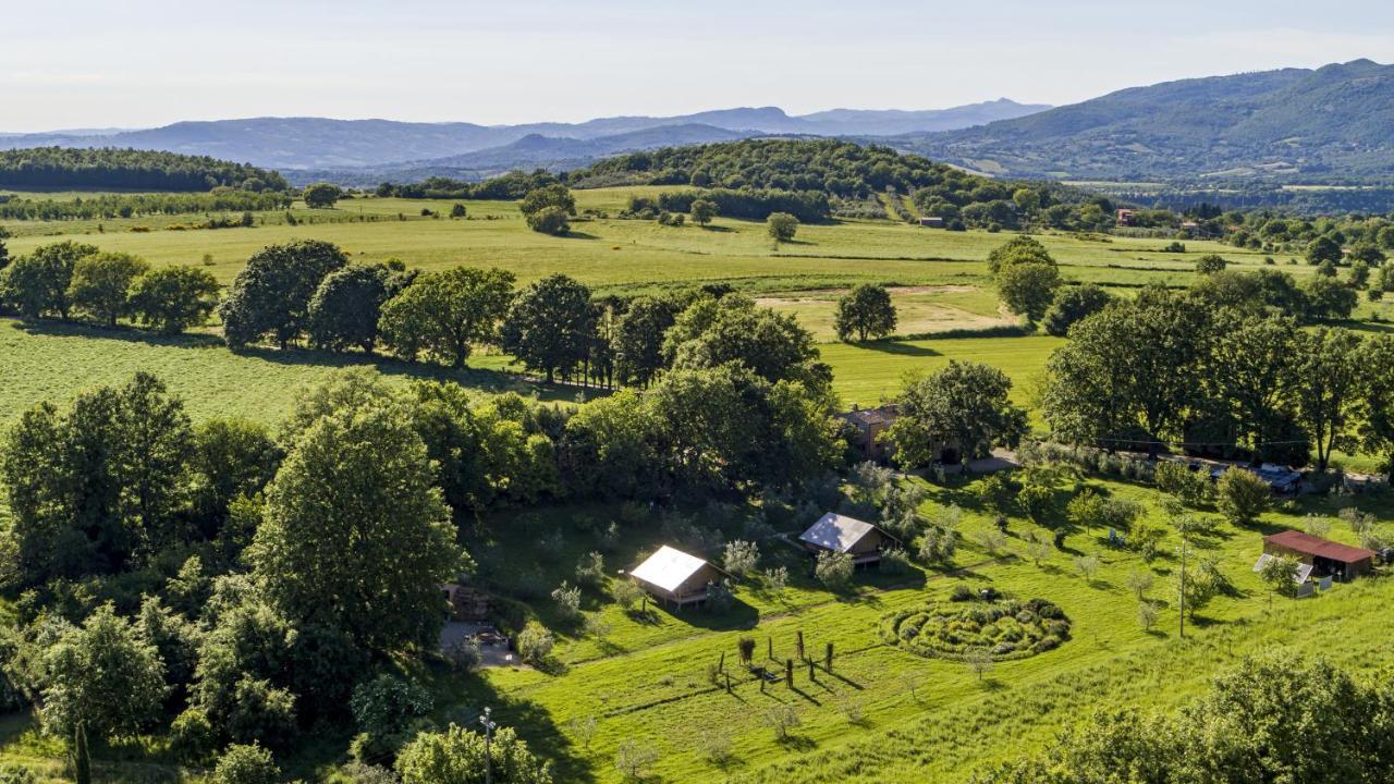 Glamping In Toscana, Luxury Tents In Agriturismo Biologico Sorano  Extérieur photo