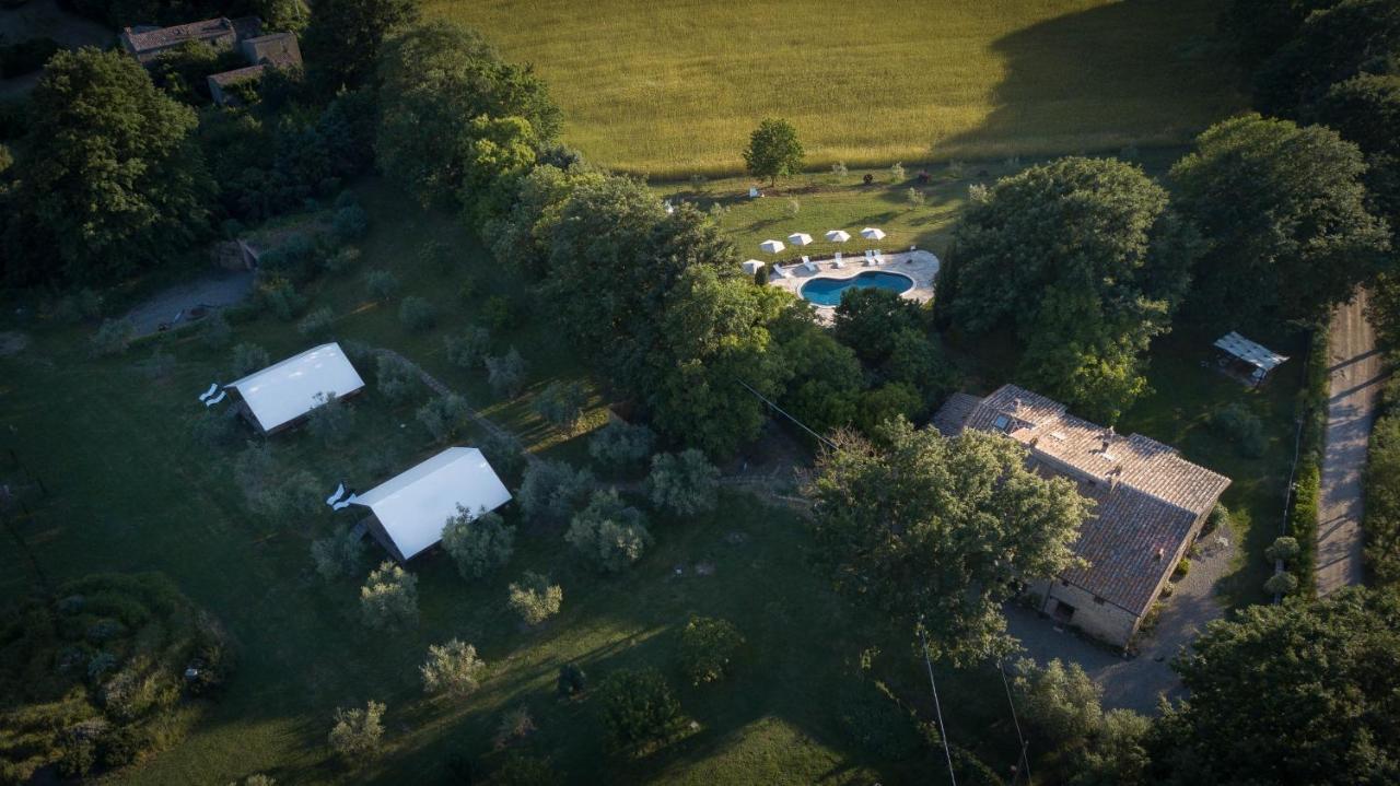 Glamping In Toscana, Luxury Tents In Agriturismo Biologico Sorano  Extérieur photo