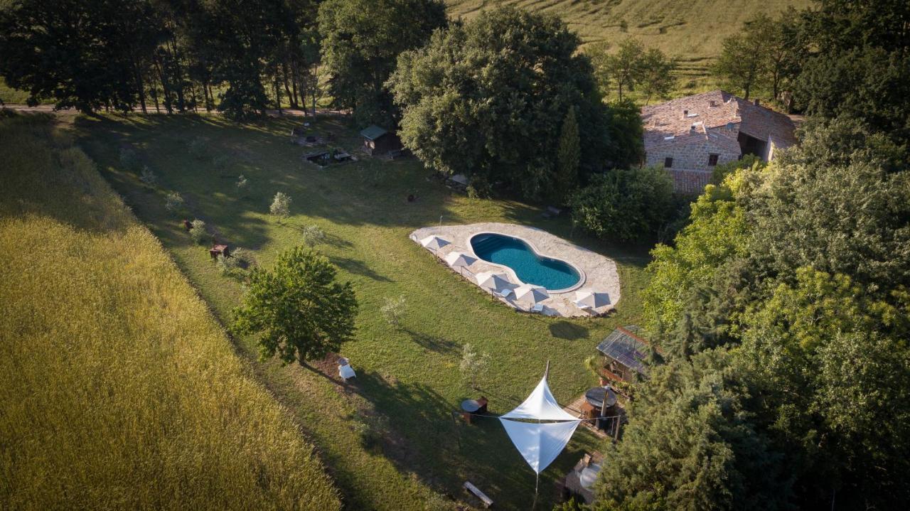 Glamping In Toscana, Luxury Tents In Agriturismo Biologico Sorano  Extérieur photo