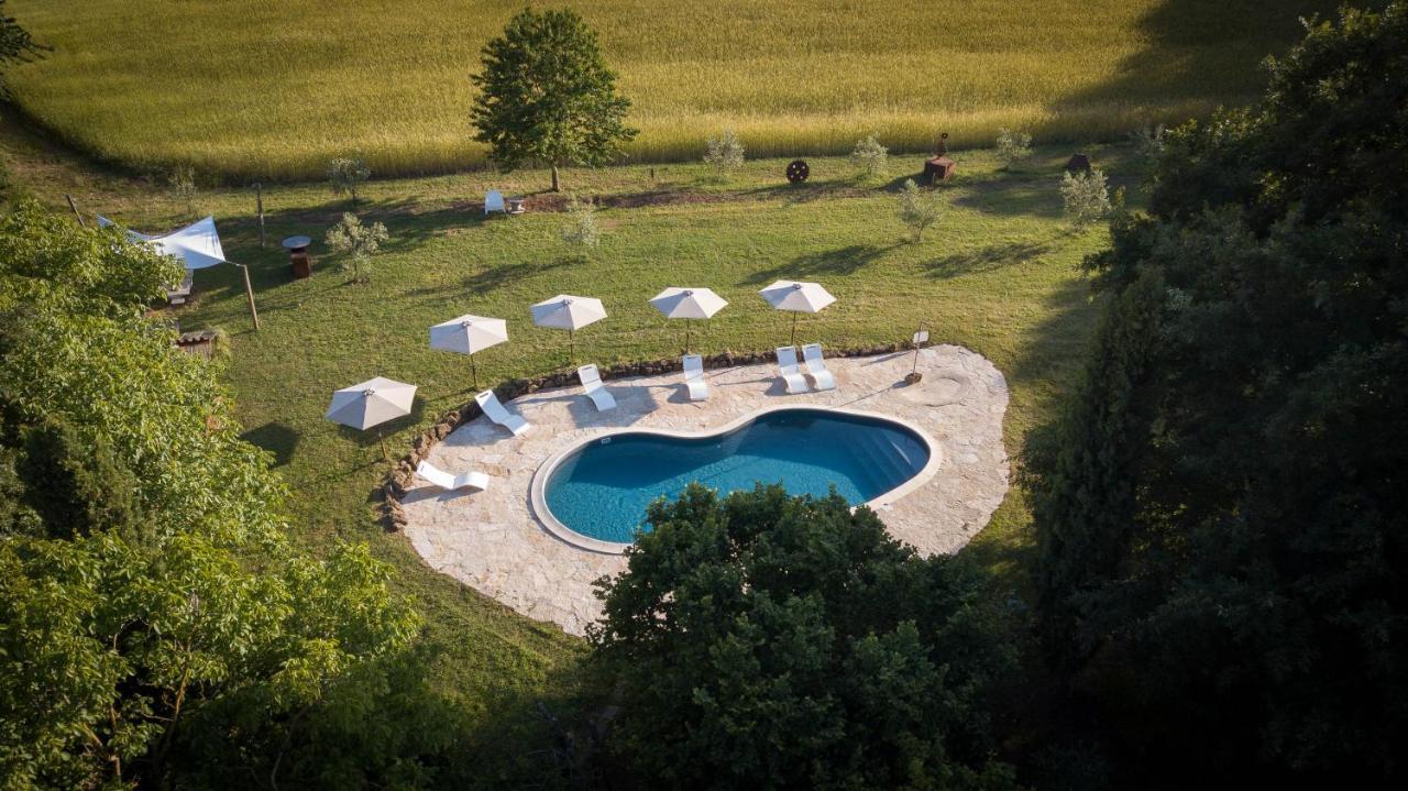 Glamping In Toscana, Luxury Tents In Agriturismo Biologico Sorano  Extérieur photo